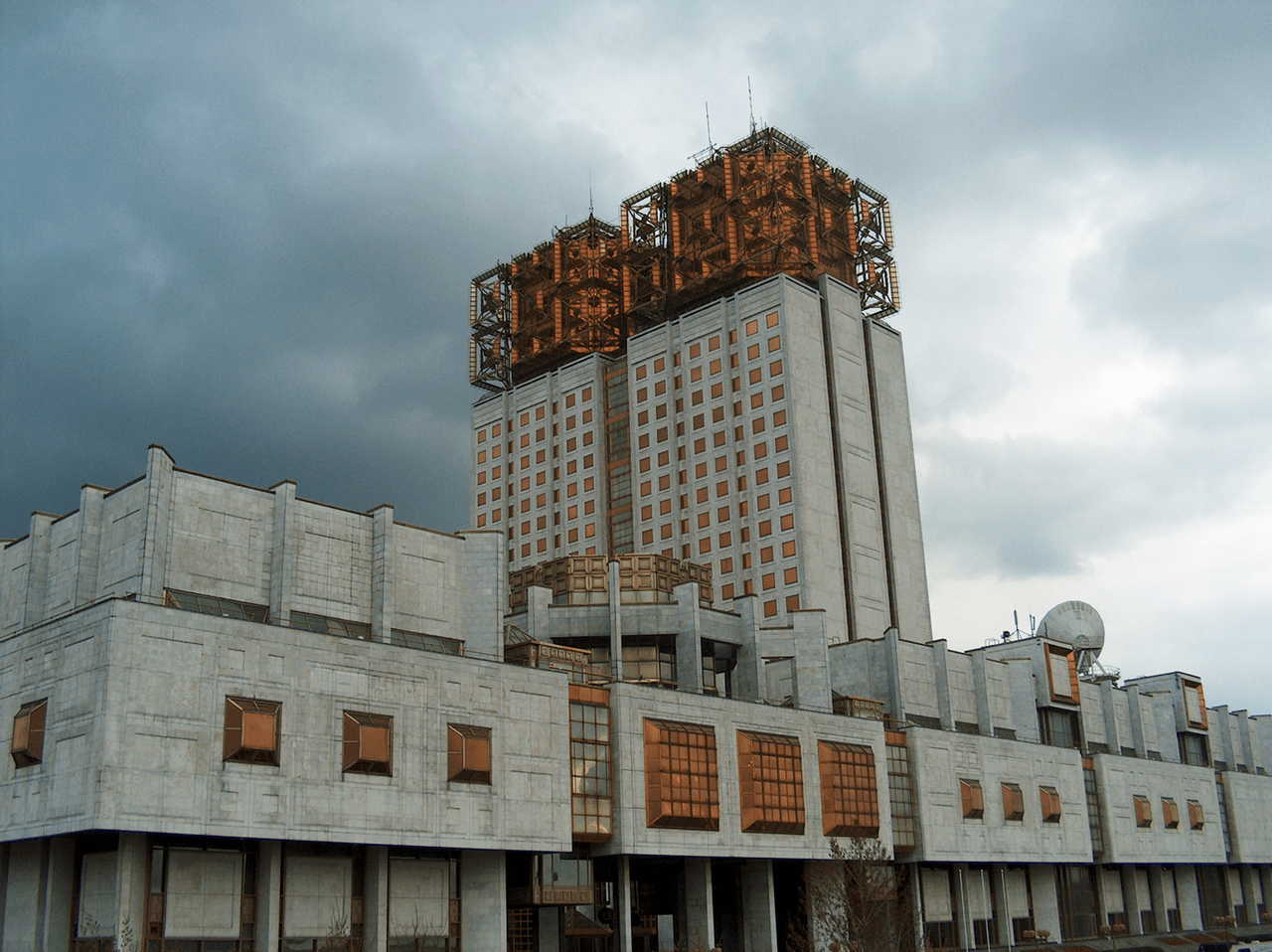 Das Bild zeigt das Gebäude der Russischen Akademie der Wissenschaften in Moskau