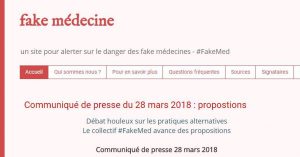 Frankreich: Ärztekollektiv #FakeMed – eine glasklare Stellungnahme zur Pseudomedizin
